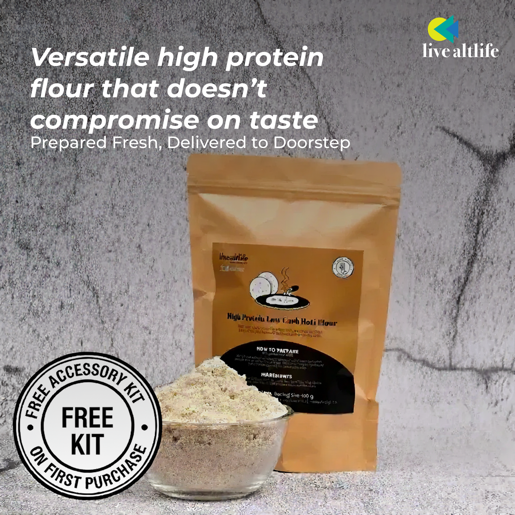 Low- Carb (LCHF) Roti Flour